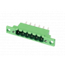 Клеммная колодка DINKLE 5EHDKPM-05P, 5 контактов, сечение провода - мм2, ток 18 A, Зеленый фото 6