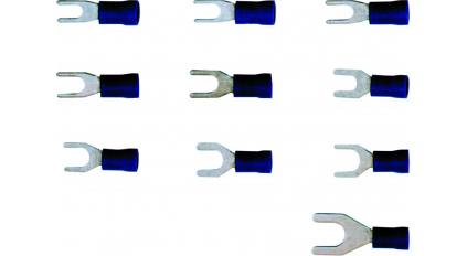 Кабельная клемма наконечник вилка KST SVL2-3.7 BLUE (1000шт) фото 1