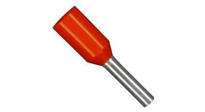 Кабельный наконечник втулочный KST E0512 ORANGE (1000шт) фото 1