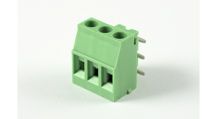 Клеммная колодка DINKLE 5ES-3PR, Винтовая, 3 контакта, сечение провода 0.25-2.5 мм2, ток 18 A, Зеленый фото 1