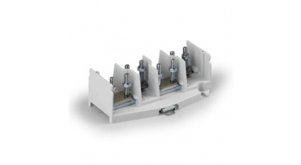 Клеммная колодка ENSTO KF7.70, шпилька, сечение провода 6-70 мм2, ток 192 A, Белый фото 1