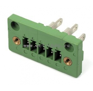 Клеммная колодка DINKLE ECHP381V-05P, 5 контактов, сечение провода - мм2, ток 14 A