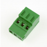 Клеммная колодка DINKLE EEK508V-03P, Винтовая, 3 контакта, сечение провода 0.5-2.5 мм2, ток 12 A, Зеленый фото 3