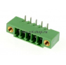 Клеммная колодка DINKLE ECH350RM-05P, 5 контактов, сечение провода - мм2, ток 14 A, Зеленый фото 2