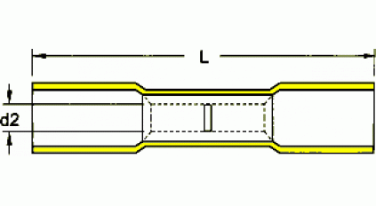Гильзы соединительные KST BHT1 (100шт) фото 3