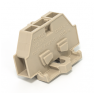 Клеммная колодка DINKLE PM2.5WS, Пружинная, сечение провода 0.5-2.5 мм2, ток 24 A, Бежевый фото 2
