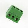 Клеммная колодка DINKLE EK508V-03P, Винтовая, 3 контакта, сечение провода - мм2, ток 24 A, Зеленый фото 2