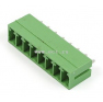 Клеммная колодка DINKLE ECH350V-08P, 8 контактов, сечение провода - мм2, ток 14 A, Зеленый фото 2