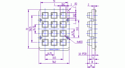 Клавиатура ACCORD AK-207-N-SSL-WP-MM-GR-ESD фото 2