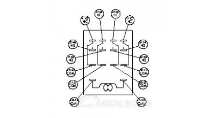 Гнездо для реле CHENYAO CST-S14F3 фото 4