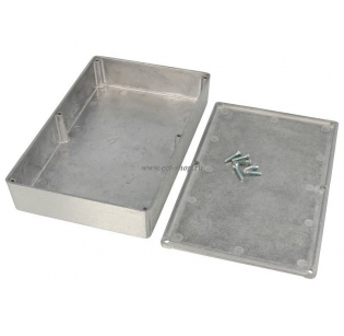 Корпус для РЭА GAINTA G0477, 187x118x38 мм, Алюминий, Натуральный