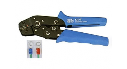 Кримпер для обжима изолированных кабельных наконечников, OPT SN-01C фото 1