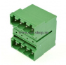 Клеммная колодка DINKLE 5EHDBR-08P, 8 контактов, сечение провода - мм2, ток 18 A, Зеленый фото 2