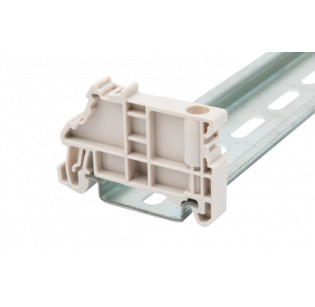 Клеммная колодка DINKLE SS2N, сечение провода - мм2, Бежевый