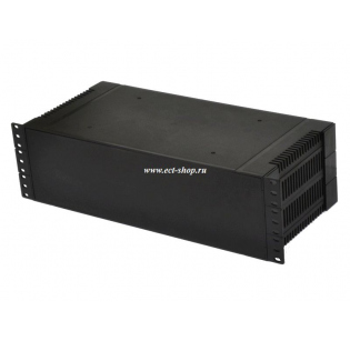 Корпус для РЭА GAINTA G17083UBK, 203x431x129 мм, ABS, Черный