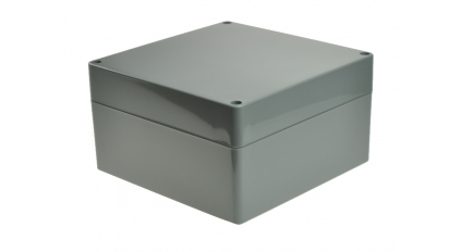 Корпус для РЭА GAINTA G399, 160x160x90 мм, ABS, Темно-серый фото 1