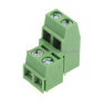 Клеммная колодка DINKLE EELK508V-04P, Винтовая, 4 контакта, сечение провода 0.5-1.5 мм2, ток 14 A, Зеленый фото 2