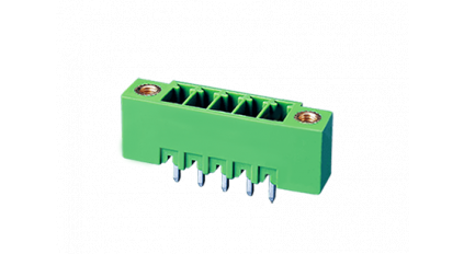 Клеммная колодка DINKLE ECH381VM-02P, 2 контакта, сечение провода - мм2, ток 14 A, Зеленый фото 2