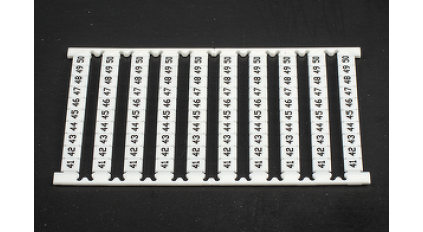 Маркер для клеммников DIN DINKLE TM07W-FH05 фото 1