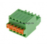 Клеммная колодка DINKLE ESC381V-05P, Пружинная, 5 контактов, сечение провода 0.2-1.5 мм2, ток 8 A, Зеленый фото 4
