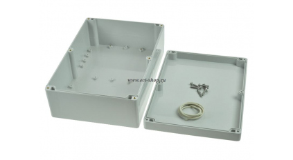 Корпус для РЭА GAINTA G238, 265x185x95 мм, Поликарбонат, Светло-серый фото 1