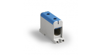 Клеммная колодка ENSTO KE63.2 (KE63.2R), сечение провода 35-150 мм2, ток 320 A, Синий фото 1