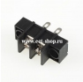 Клеммная колодка DINKLE DT-25-A02W-02, Винтовая, 2 контакта, сечение провода 0.5-2.5 мм2, ток 17.5 A, Черный фото 2