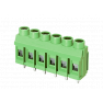 Клеммная колодка DINKLE ESK750V-03P, Винтовая, 3 контакта, сечение провода 0.2-4 мм2, ток 32 A, Зеленый фото 6