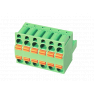 Клеммная колодка DINKLE 2ESDBA-03P, Пружинная, 3 контакта, сечение провода 0.2-2.5 мм2, ток 15 A, Зеленый фото 6