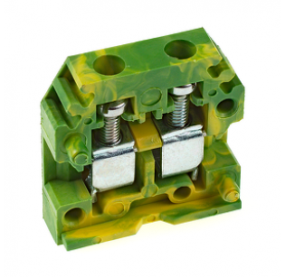 Клеммная колодка DINKLE PM2.5-YG, Винтовая, сечение провода 0.5-2.5 мм2, ток 24 A