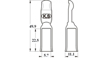 Контакт разъема KST BMCMS14AG фото 3