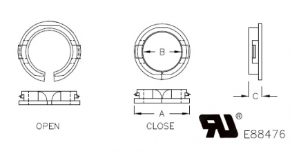 Втулка проходная рассеченная PINGOOD SA-2529A (200шт) фото 4