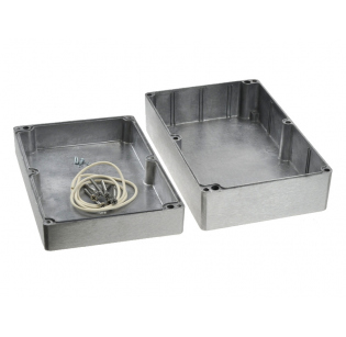 Корпус для РЭА ECT G125-RU, 222x146x82 мм, Алюминий, Натуральный