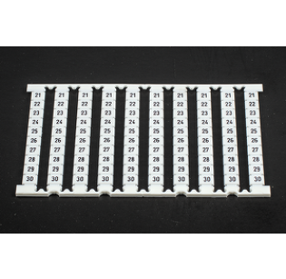 Маркер для клеммников DIN DINKLE TM07W-FV03