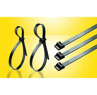 Стяжки многоразовые пластиковые, AVC ALR-560EH-B (100шт)