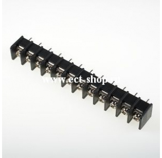 Клеммная колодка DINKLE DT31-B01W-12, Винтовая, 12 контактов, сечение провода 0.5-4 мм2, ток 20 A, Черный