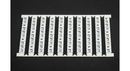 Маркер для клеммников DIN DINKLE TM07W-DH02 фото 1