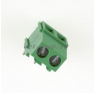 Клеммная колодка DINKLE EK500R-02P, Винтовая, 2 контакта, сечение провода 0.5-2.5 мм2, ток 10 A, Зеленый фото 3