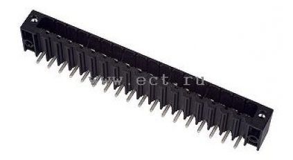 Клеммная колодка DINKLE 0225-1318L, 18 контактов, сечение провода - мм2, ток 15 A, Черный фото 1