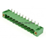 Клеммная колодка DINKLE 5EHDRM-10P, 10 контактов, сечение провода - мм2, ток 18 A, Зеленый фото 2