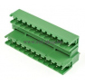 Клеммная колодка DINKLE 5EEHDV-24P, 24 контакта, сечение провода - мм2, ток 18 A, Зеленый фото 2