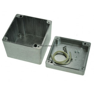 Корпус для РЭА GAINTA G137, 120x120x101 мм, Алюминий, Натуральный