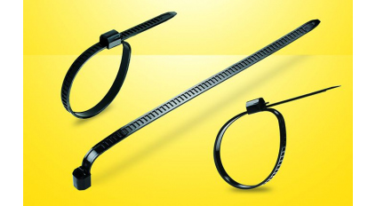 Стяжки многоразовые пластиковые, AVC ALR-220AH-B (100шт) фото 1