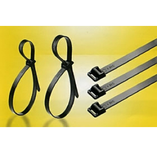 Стяжки многоразовые пластиковые, AVC ALR-415EH-B (100шт)