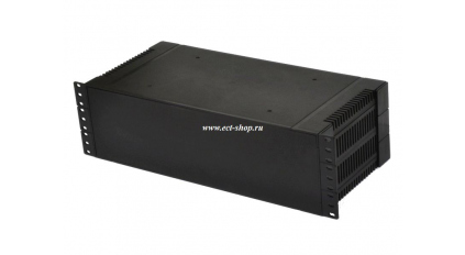 Корпус для РЭА GAINTA G17083UBK-HB, 203x431x129 мм, ABS, Черный фото 1