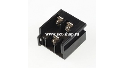 Клеммная колодка DINKLE 4DN-B01W-04P, Винтовая, 4 контакта, сечение провода 0.75-2.5 мм2, ток 24 A, Черный фото 1