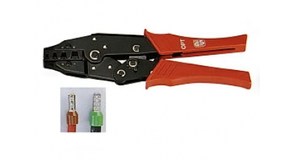 Кримпер для обжима кабельных трубчатых наконечников, OPT LY-35WF фото 1