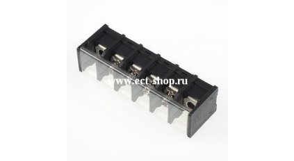 Клеммная колодка DINKLE DT-4C-A01W-04, Винт, 4 контакта, сечение провода 0.5-2.5 мм2, ток 20 A, Черный фото 1