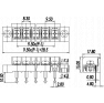 Клеммная колодка DINKLE DT-49-B01W-05, Винтовая, 5 контактов, сечение провода 0.5-2.5 мм2, ток 24 A, Черный фото 10