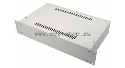 Корпус для РЭА ECT 2601UG(НН), 263x425x40 мм, Сталь, Серый фото 1